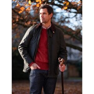 JOHN PARTRIDGE Landowner Wax Walking Jacket Men Small Sage